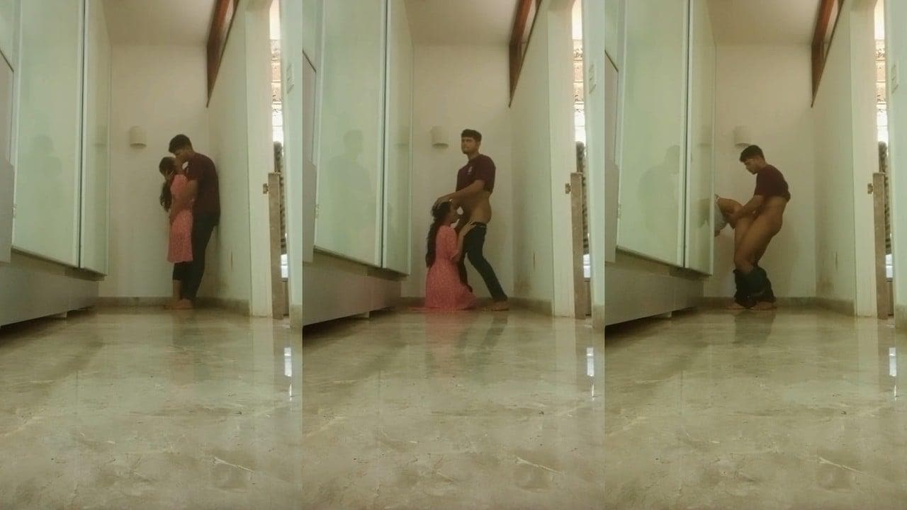Standing Doggy Style Fucking With GF in Boys Hostel