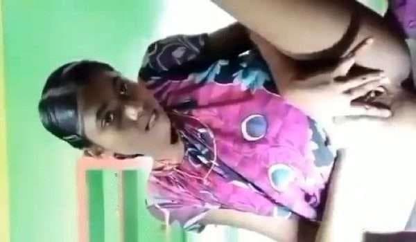 Horny Girl Shoving an Oil Bottle Inside Her Pussy