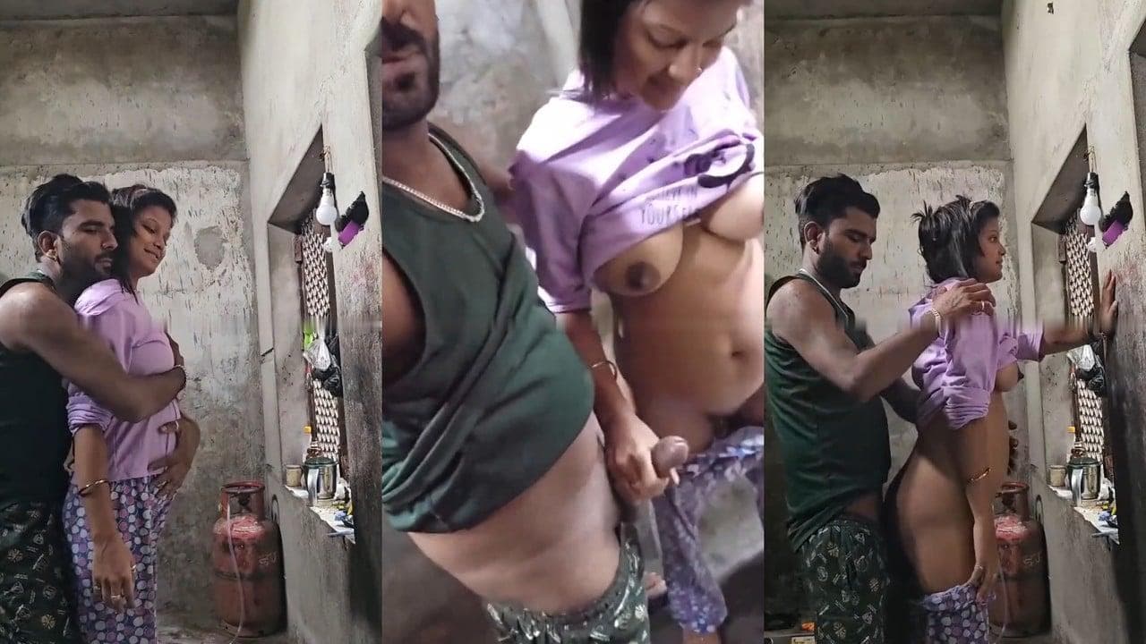 Brother-in-Law's Hard Cock Fucks Sister-in-Law's Wet Pussy in Purple Dress