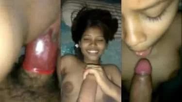 GF Got Happy Seeing Big Cock, Sucked It And Got Fucked