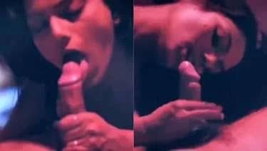 Fiancée Sucks Her Soon-to-Be Husband's Cock